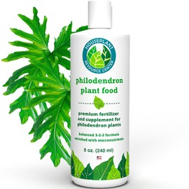 Philodendron Fertilizer – Liquid Plant Food for Strong Roots, Healthy Growth & Lush Foliage – 3-3-3 NPK Formula with Sea Kelp, Humic & Fulvic Acid – Essential Nutrients for Tropical Houseplants – 8 oz