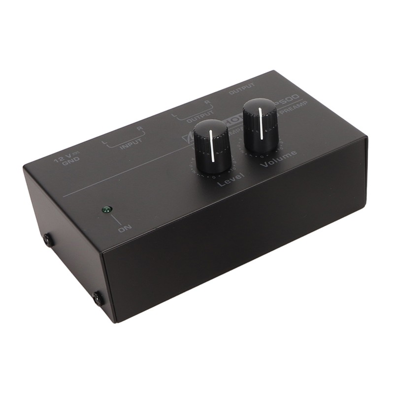 Phono Turntable Preamp Ultra Low Noise Independent Volume Control Phono