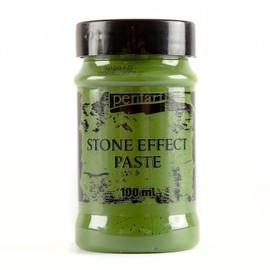 Pentart Stone Effect Paste 100 ml Green Granite, one