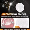 MOTRUM Tail Light Lens Compatible with Chevy Impala 1964, [DOT]