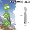 Titanium EDC Pry Bar Tool – 4” Pocket Prybar with
