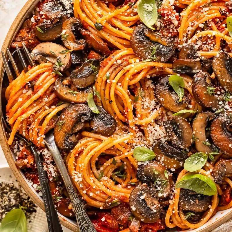 Dave's Gourmet Wild Mushroom Pasta Sauce - Savory Tomato &