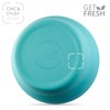 GET FRESH Bamboo Bowls 4 Pack, Bamboo Fiber Dinnerware Set,