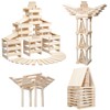 NiToy Wooden Building Blocks 100PCS Montessori STEM Toy for Kids,