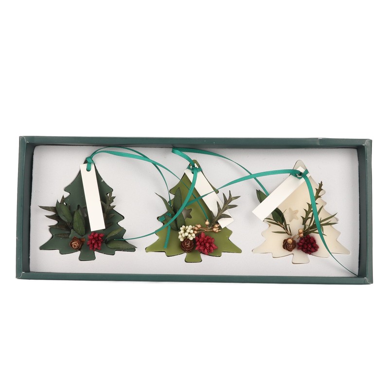 3pcs Aromatherapy Tablets Different Fragrances Tree Shaped Dry Flowers Scented