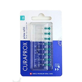 Curaprox Swiss CPS 06 Prime Refill Interdental Brushes Pack of 8 Blue