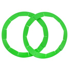 Cornucopia Brands Silicone Pie Crust Shields (2-Pack), Adjustable Pie Protectors, Green