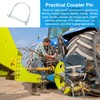 PATIKIL Trailer Kupplungsstift 5/16x2", 8 Stück Drahtsicherungsstift Sicherungswelle Rund Pto