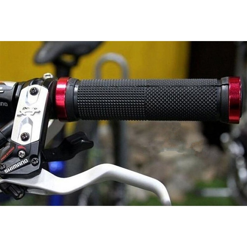 Kework Bike Grips, Double Locking Bike Bicycle Mountain Bike Handlebar