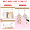 NAKBINX 8 Pack Hangers Space Saving, Collapsible Metal Hangers Closet