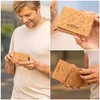 Gusti August Wallet Brown Leather Product Vegan, Natural cork, Retro