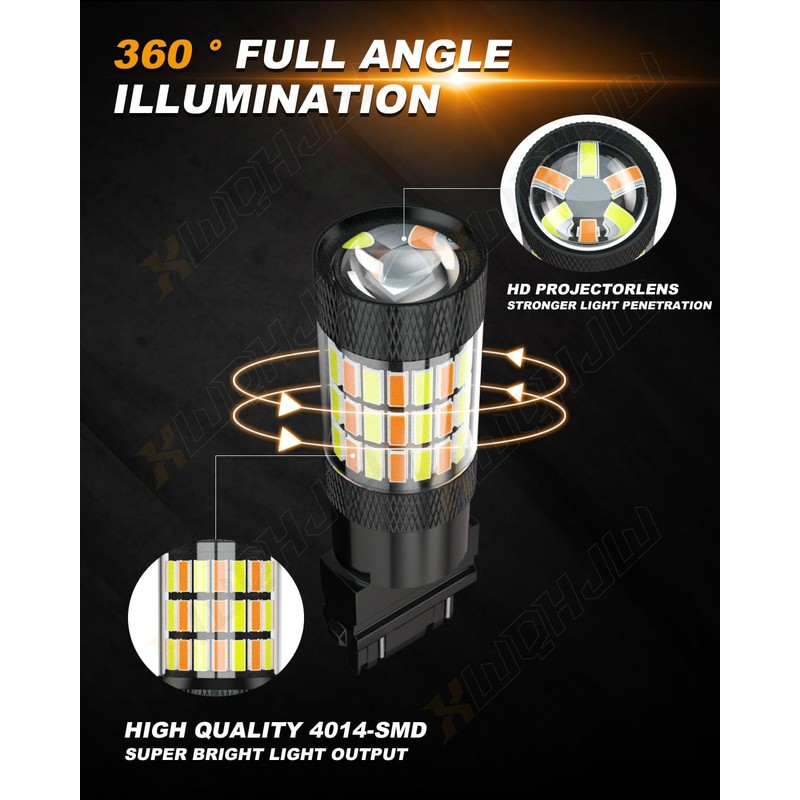 XWQHJW 3157 LED Front Turn Signal Lights Compatible for Nissan
