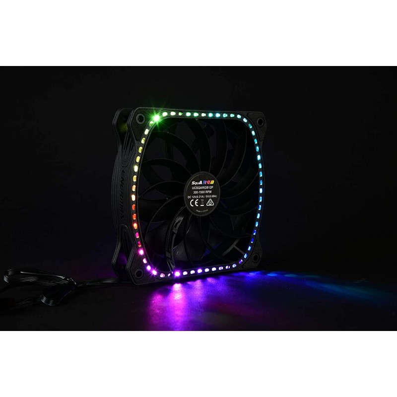 Enermax SquA ARGB PWM 120mm Case Fan - 6 Pack