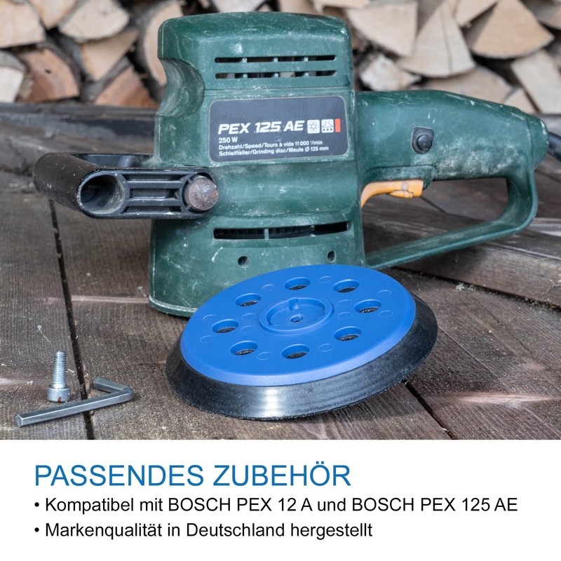 DFS Sanding Disc 125 mm Compatible with Bosch PEX 12