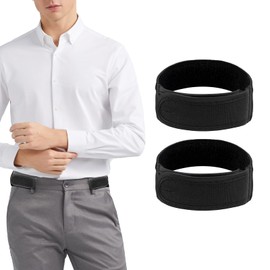 Aeipou No Buckle Belts for Men UK Belts Buckless Belt Elastic Lazy Adjustable Side Belts Invisible Stretch Buckle Free for Men Women Unisex Tousers Traveling School Walking Work Home (Black, M)