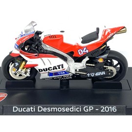 atlas editions Ducati Desmosedici GP 2016 Dovizioso no4 Ducati Red/White bike 1:24 scale diecast model