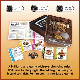 Looney Labs Jumanji Fluxx Card Game - Experience The Chaos of The Jumanji Jungle