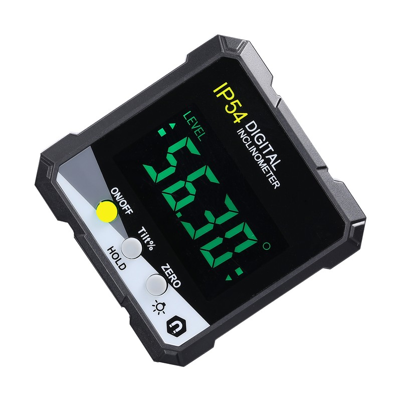 IP54 4*90° Portable Digital Inclinometer LCD Backlight Digital Protractor Slope
