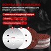 Pack of 50 Sandpaper 150 mm Velcro, 180 Grit 6