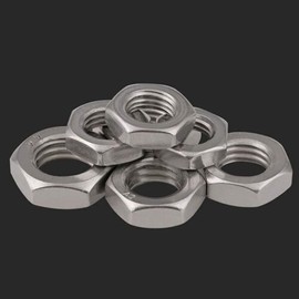 TERF® M16 Half Lock Hex Nut M16 (16mm) Stainless Steel A2 (304) Hex Lock Nuts - Pack of 4