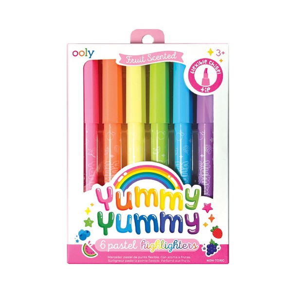 OOLY Yummy Yummy Scented Highlighters Ages 3+ 6 Count