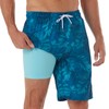 BRISIRA Mens Swim Trunks 9 Inch Bathing Suit Compression Boxer