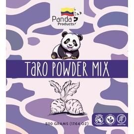 Taro Powder | Ideal for Bubble Teas, Smoothies, Slushes and Desserts | 17.64 oz | Sold by Panda Products