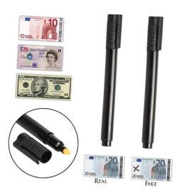 Operitacx 4 Pieces Fake Detector Pen Money Detector Pen Fake Pen Portable Money Detector Pen