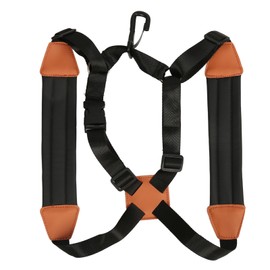 Saxophone Harness Strap Thicken Relieve Neck Pressure Adjustable Sax Shoulder Strap Neck Strap for Baritone Tenor Alto Saxophone L for Children Weight Above 50kg