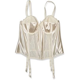 Elomi Women's Plus-Size Maria Underwire Basque Underwear, Cream, 36E