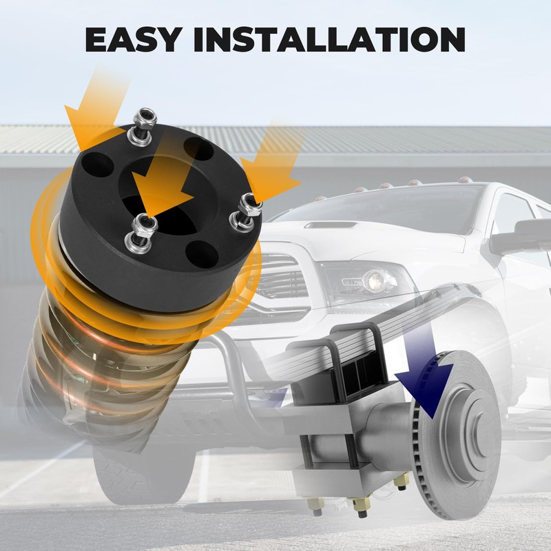 3'' Front and 2'' Rear Leveling Lift Kit for 2004-2024