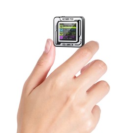 DOCKCASE Smart Pocket NVMe M2 SSD Case - 3S Power Failure Protection, SSD Housing Real-time SSD Health Detection, USB-C 3.2 Gen 2 10Gbps, Supports 2230 M.2 NVMe/PCle SSD, Up to 2TB - Black