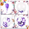 Mbsomnus Pack of 60 Balloons Birthday Purple Balloons Wedding 30