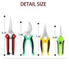5‑Piece Garden Pruning Shears Set with Gloves & Storage Bag