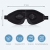 WellSync Sleep Eye Mask for Men Women,Zero Pressure 3D Blackout
