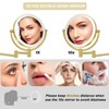 Make up Mirror Wall Mounted Lighted 10X Magnifying Hard Wired,