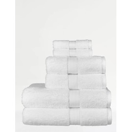 Christy Luxurious Renaissance Egyptian Cotton Towel Absorbency 675GSM Elevate Your Bathing Experience with Superior and Ultimate Luxury White Face Cloth (13 x 13)