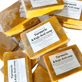 Turmeric & kojic acid lemon gentle daily facial soap bar Organic Skincare