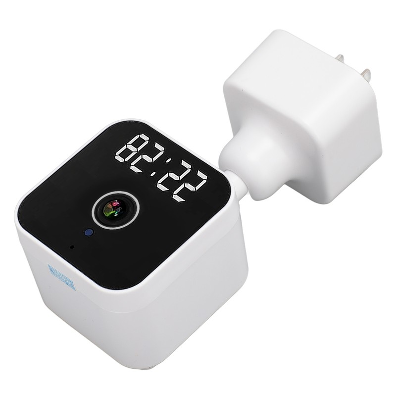 Indoor Security Camera with Clock 2.4G WiFi Wireless HD 3MP