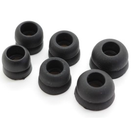 Zotech Replacement Eartips for Beats Earphones, 12 Pcs, Black (Powerbeats 1,2&3)