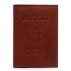 Us Seal Embossed Genuine Leather USA Passport Cover Holder Travel