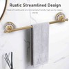 40.5cm Bathroom Towel Bar Copper Bath Towel Rack Single Towel