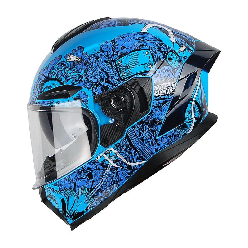 1Storm Motorcycle Full Face Helmet DOT Adults Street Bike Dual