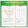 200 Count 4 Packs Biodegradable Dental Floss Picks, Eco-Friendly Plant-Based