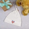 Azeeda 'Union Jack Heart' Baby Beanie Hat (BH00030146) White