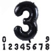 TONIFUL 40 Inch Black Large Numbers Balloons 0-9,Number 3 Digit