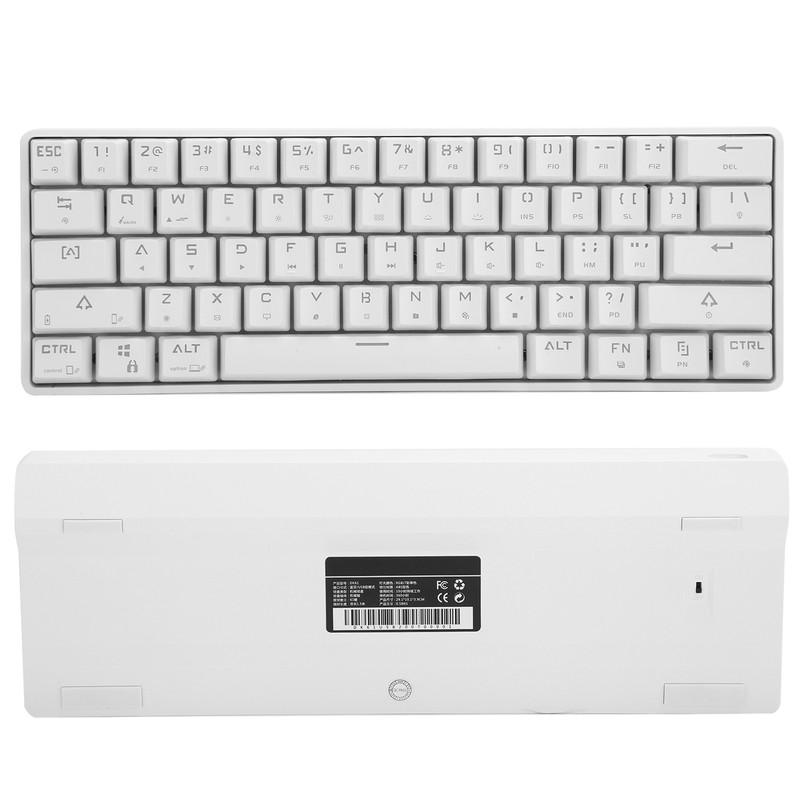 Mechanical Keyboard 61 Key BT5.0 USB Dual Mode Blue Switch
