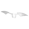 Motorcycle Spear Blade Mirrors 180 Degree Adjustable Rear View Side