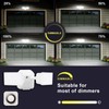EMANER Exterior Dimmable Security Lights, Switch-Controlled Flood Light, Hardwired 24-Watt