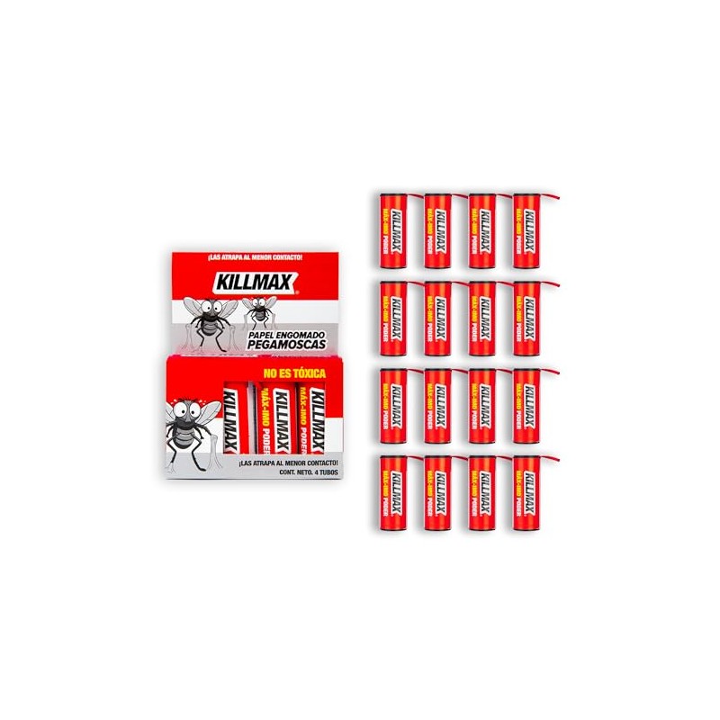 KILLMAX Trampas de pegamento para Moscas e Insectos Voladores, Olor